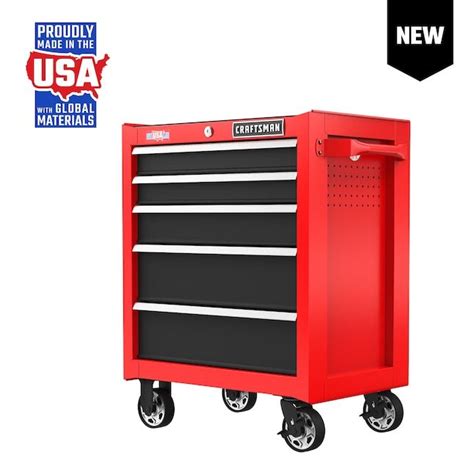 craftsman 26.5 in 6 drawer steel rolling tool cabinet youtube|vintage craftsman rolling tool chest.